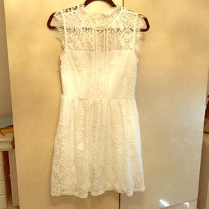 White lace dress